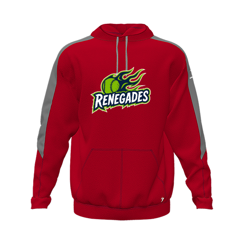 [CUS-DFW-HOOD-FLC-LSL-RED-YXS-LOGO1] Hoodie (Youth XS, Red, Logo 1)