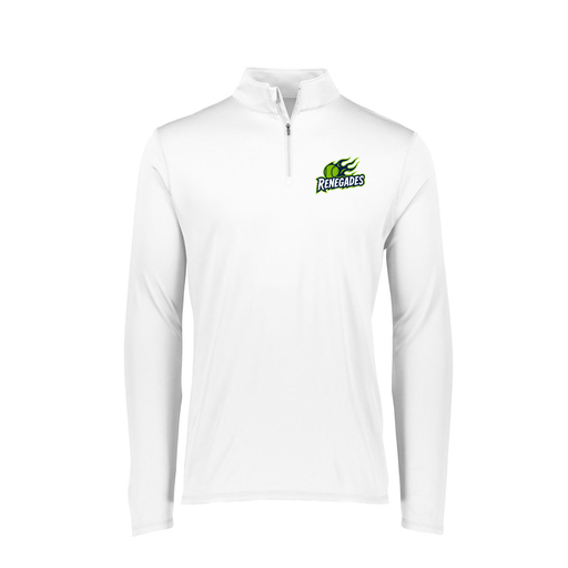 [FTLQFLWH-FAXS-LOGO1] Decker Women's Flex-Lite 1/4 Zip Shirt (Female Adult XS, White, Logo 1)