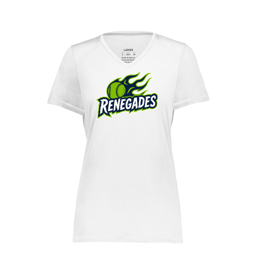 [6844.005.XS-LOGO1] Women's SoftTouch Short Sleeve (Female Adult XS, White, Logo 1)