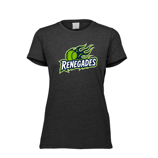 [FTSCUBBK-FAXS-LOGO1] Decker Women's Tri-Blend T-Shirt - Short Sleeve (Female Adult XS, Black, Logo 1)